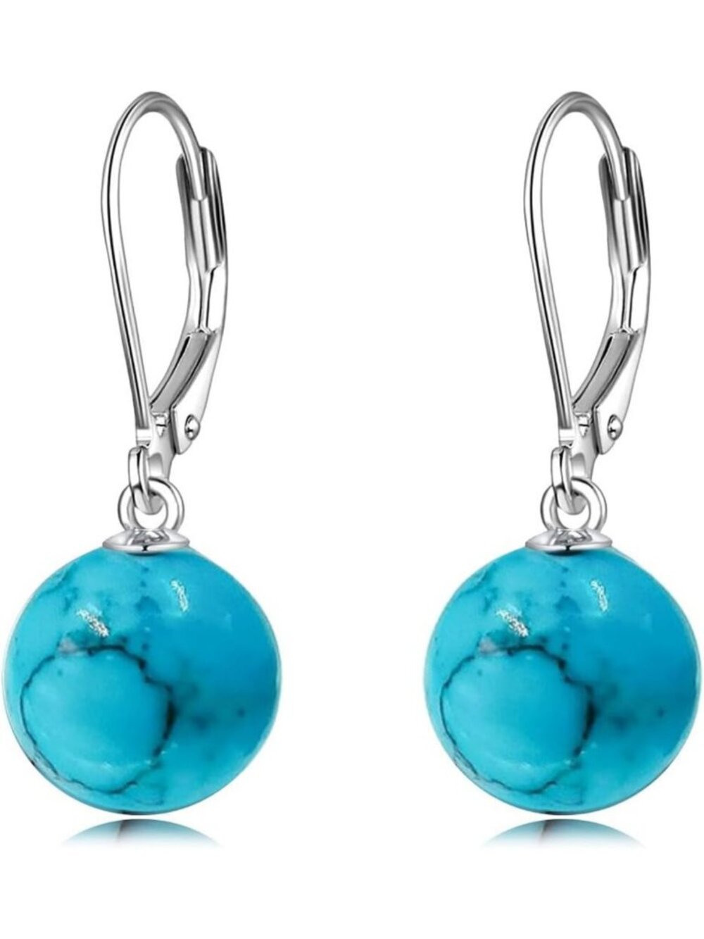 Elegant 925 Sterling Silver Pearl Dangle Earrings - Perfect Jewelry Gift for Her